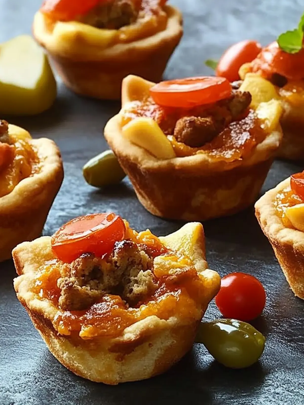 Burger Muffins: Must-Try Party Snacks for New Year Fun 4 Burger muffins- Party snacks for New Year