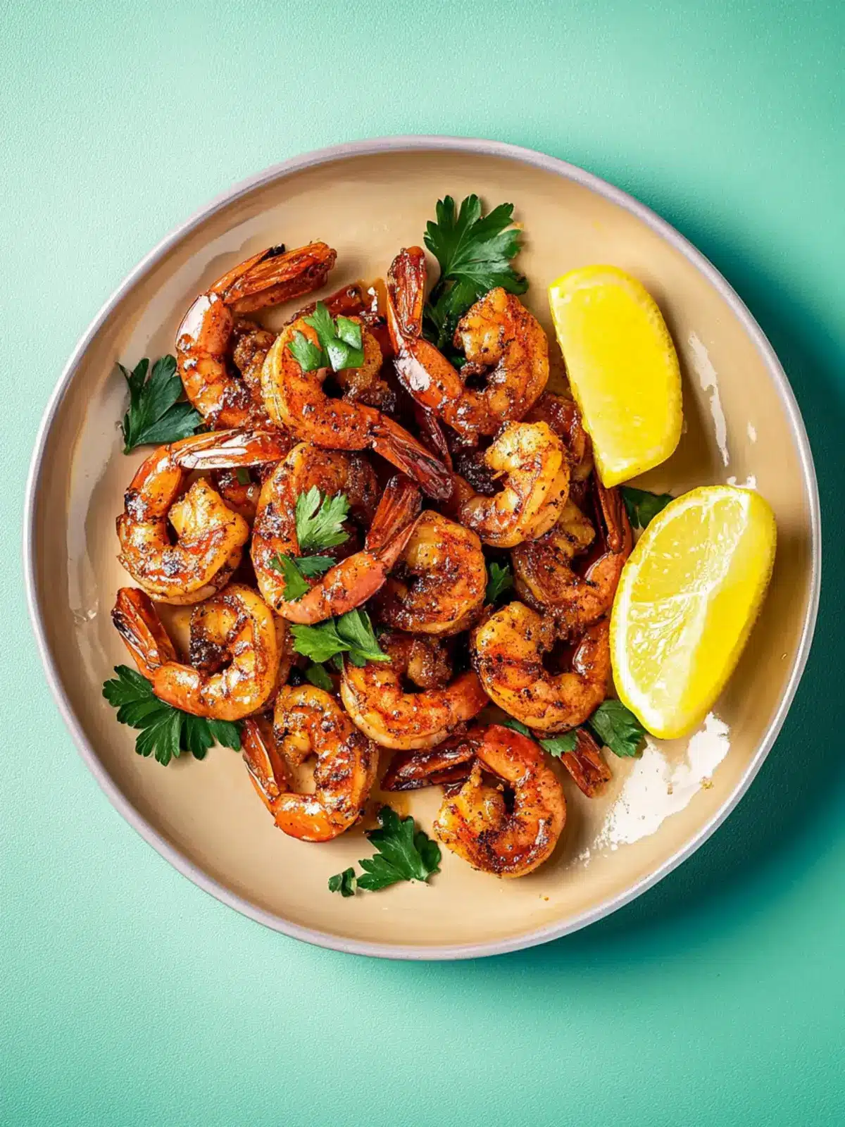 Paprika Shrimp with Buttery  Sauce