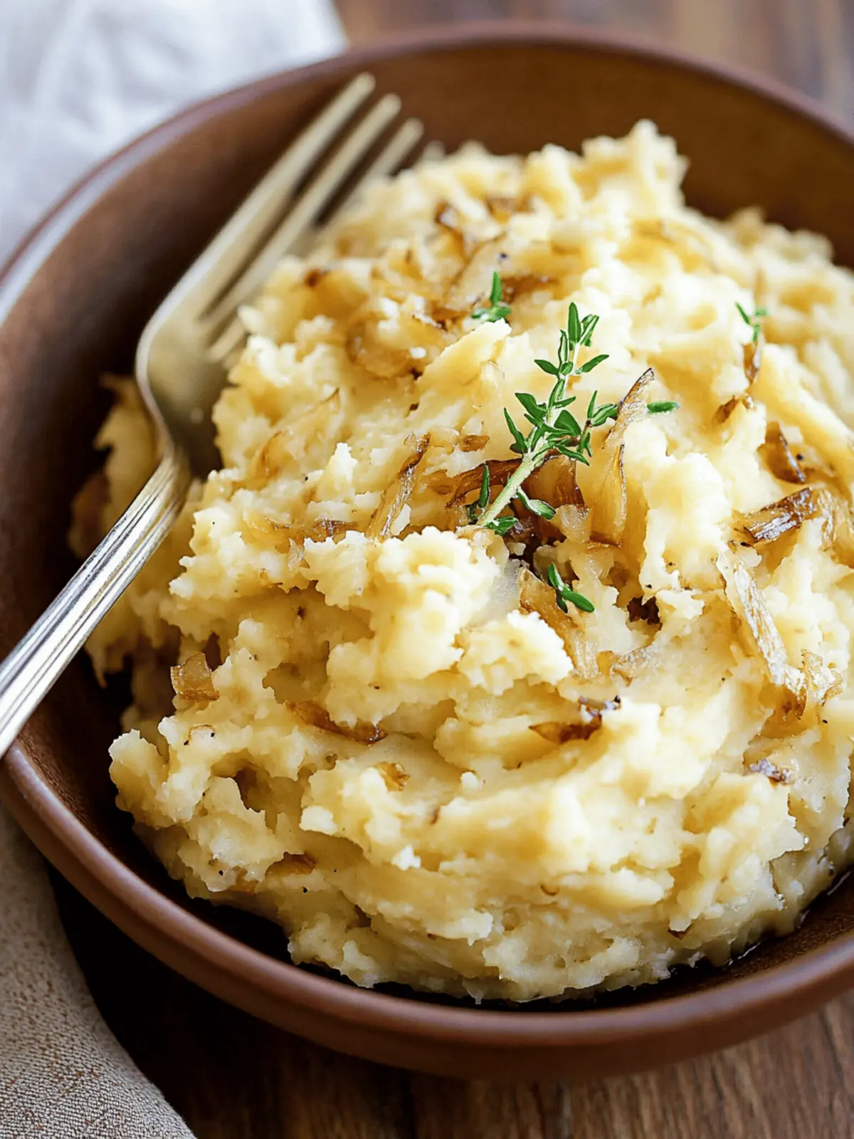 Caramelized Onion Mashed Potatoes