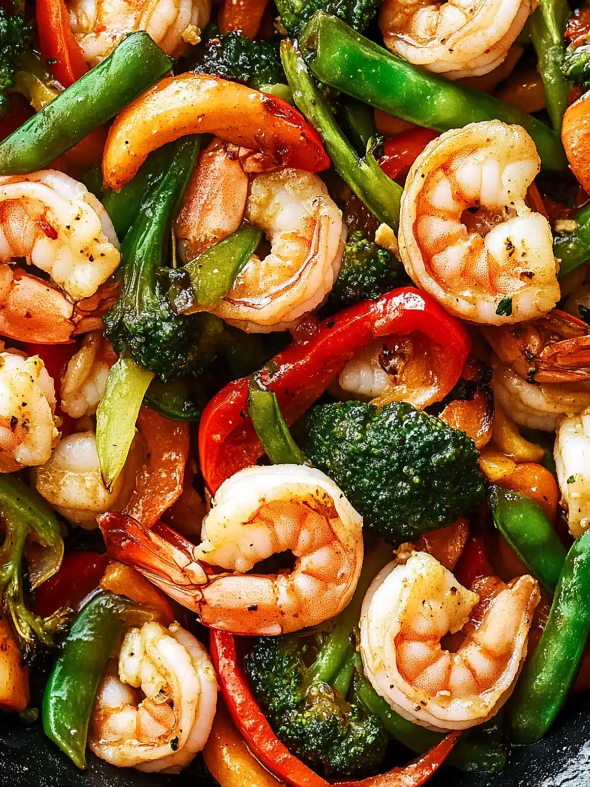 Savory Shrimp Stir-Fry: Your Quick One-Pan Dinner Delight 2 Shrimp Stir-Fry