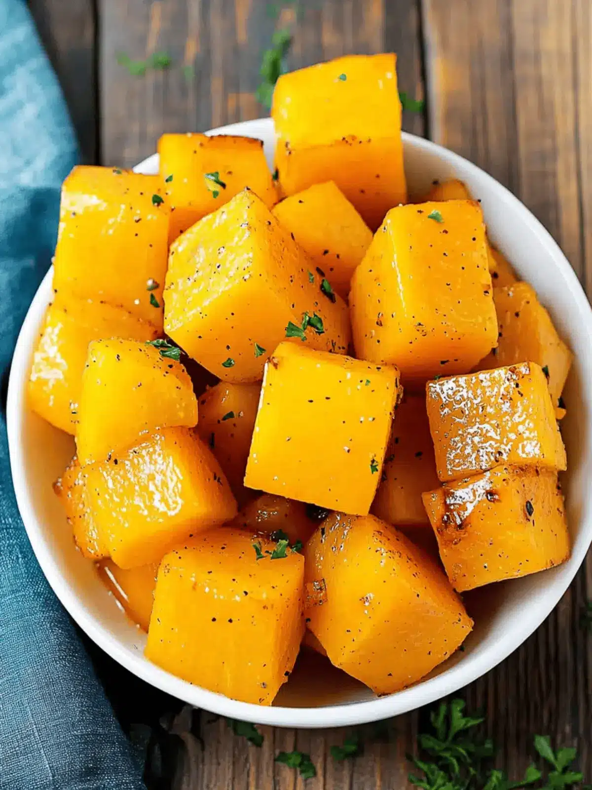Sweet & Savory Roasted Butternut Squash with Brown Sugar Delight 3 Roasted Butternut Squash with Brown Sugar