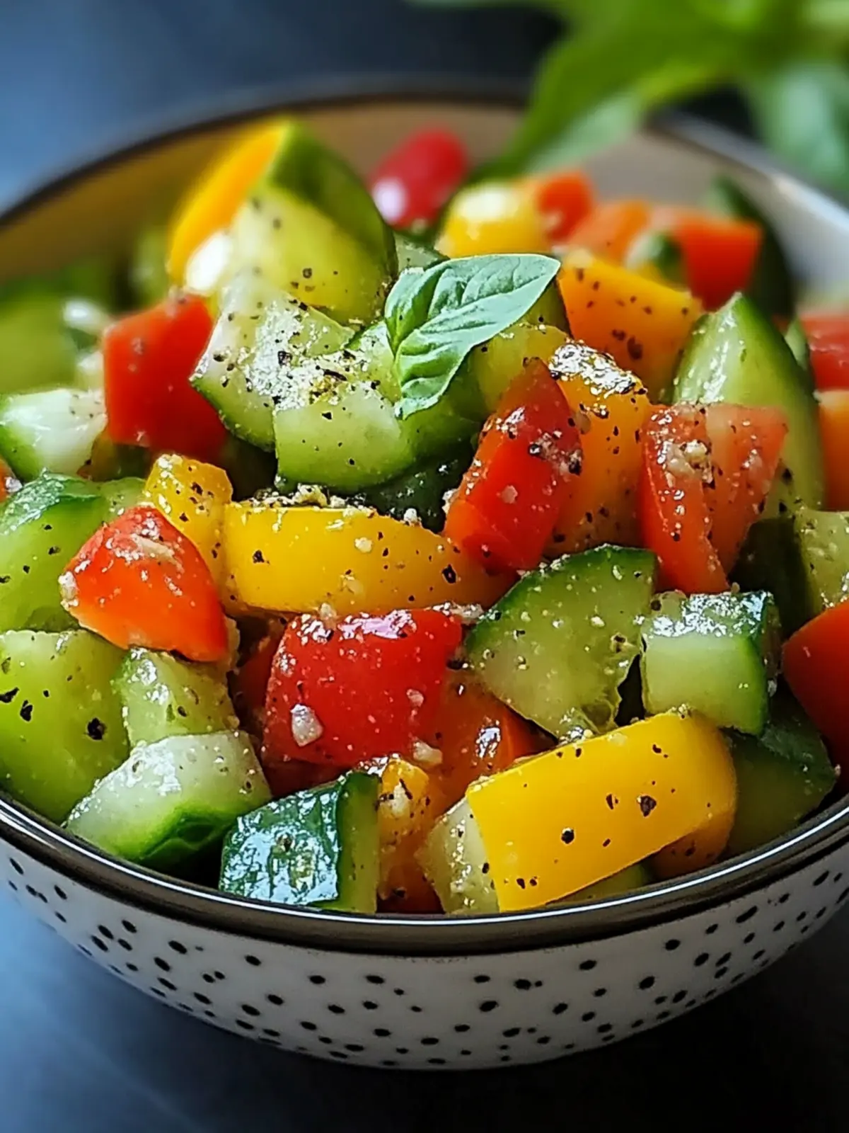 Cucumber Sweet Pepper Salad: Your New Favorite Fresh Side 2 Cucumber Sweet Pepper Salad
