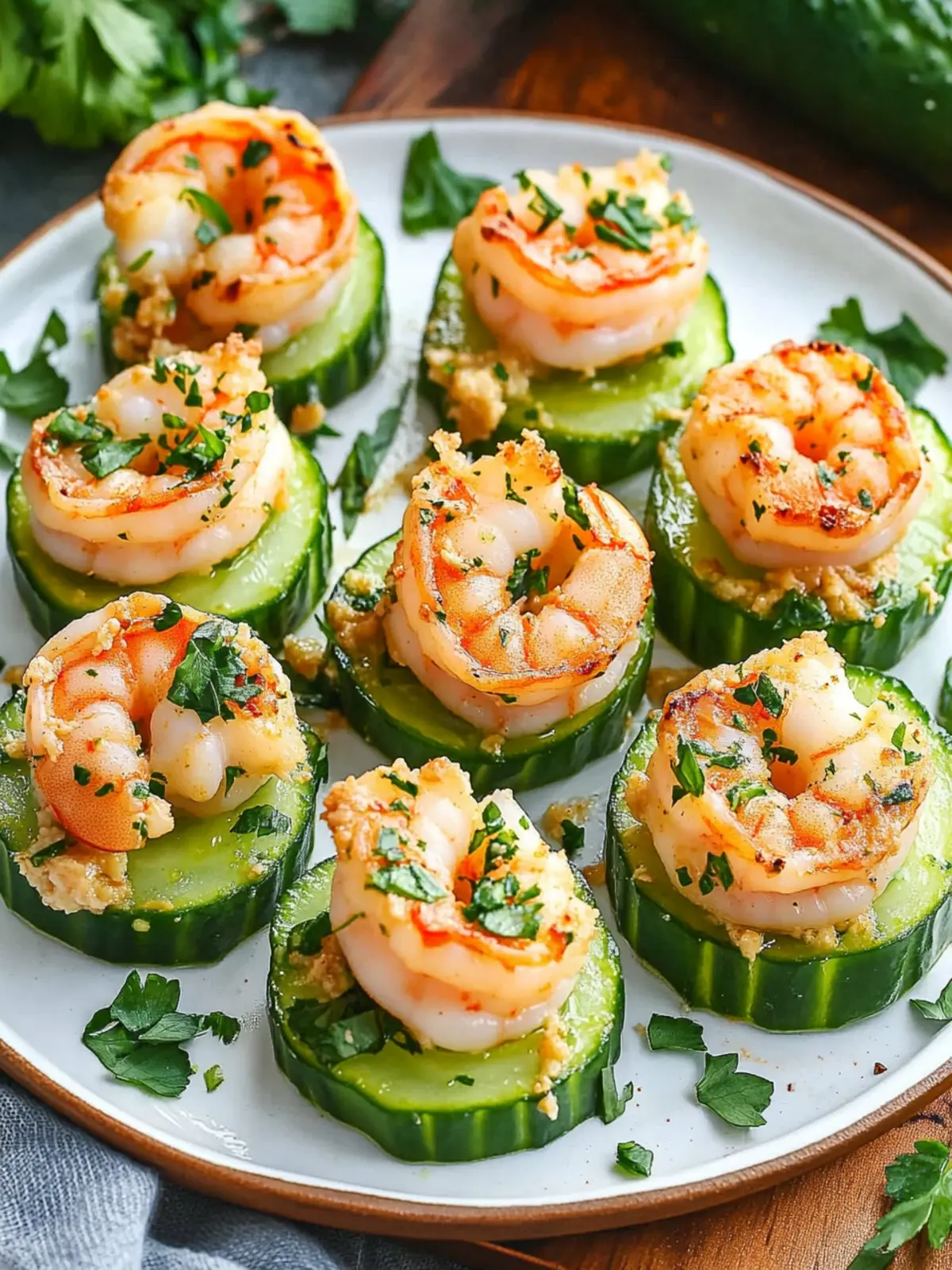 Refreshing Shrimp Cucumber Bites with Avocado Twist 4 Shrimp Cucumber Bites