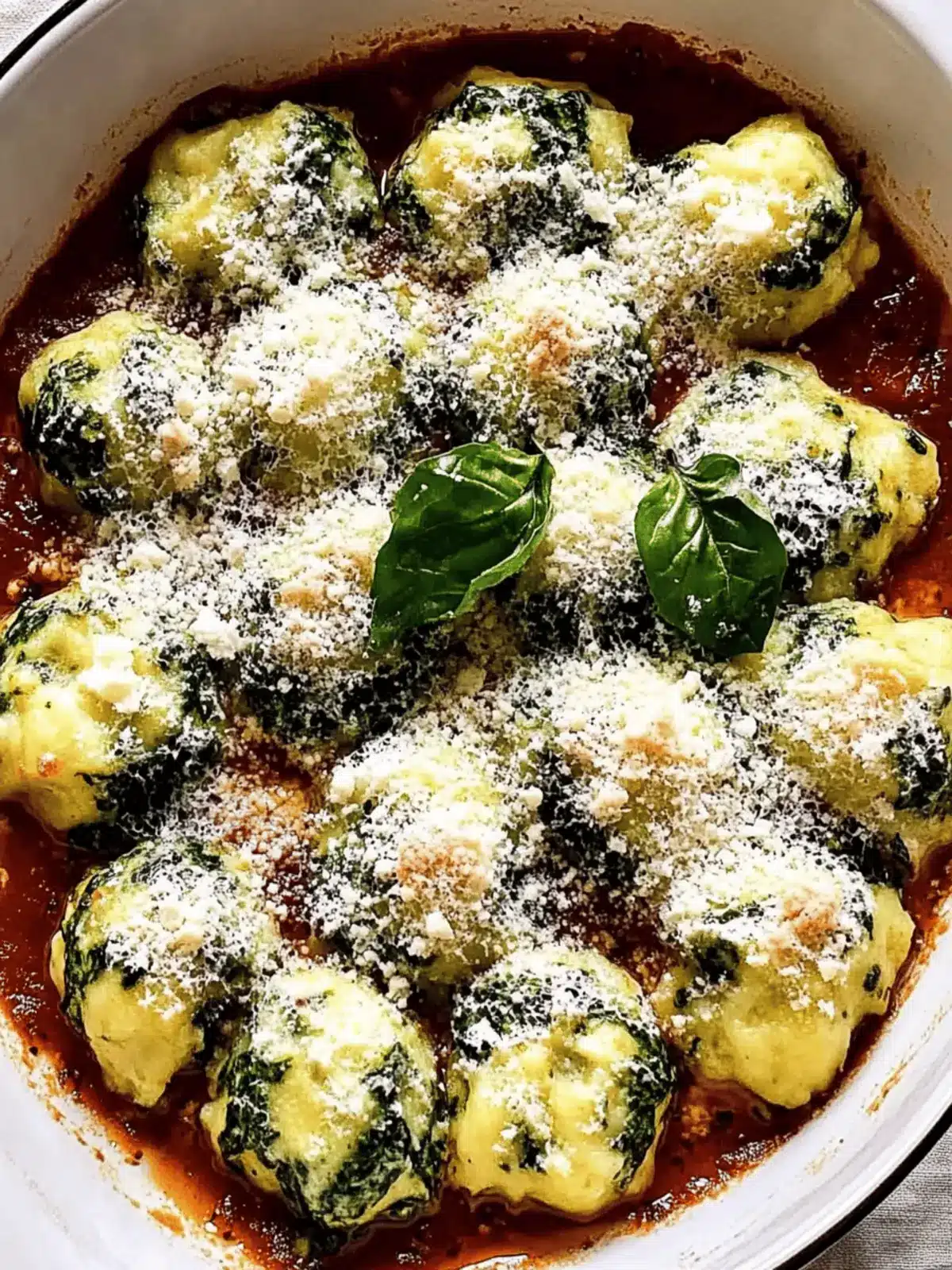 Malfatti Spinach Ricotta Dumplings with Savory Sage Butter 3 Malfatti (Italian spinach ricotta dumplings)