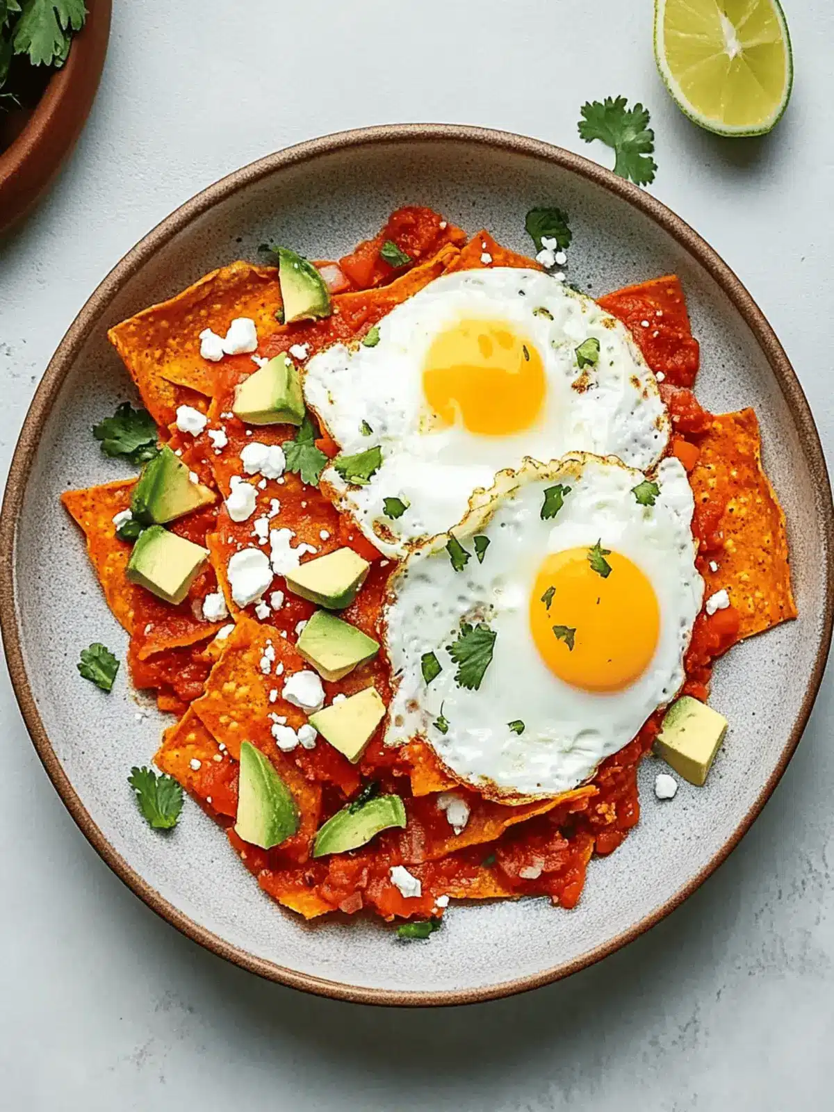 Chilaquiles Rojas With Fried Eggs: A Mexican Morning Delight 2 Chilaquiles Rojas With Fried Eggs