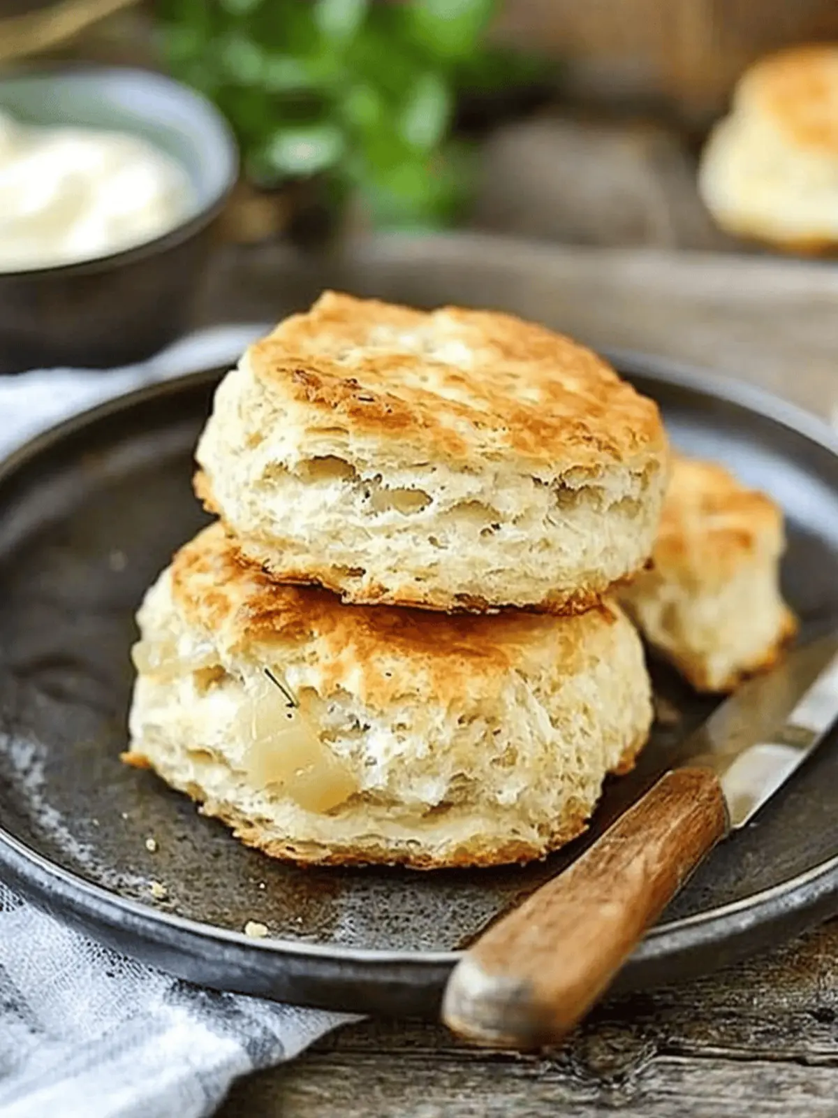 Caramelized Onion Sourdough Biscuits for a Cozy Snack 2 Caramelized Onion Sourdough Biscuits