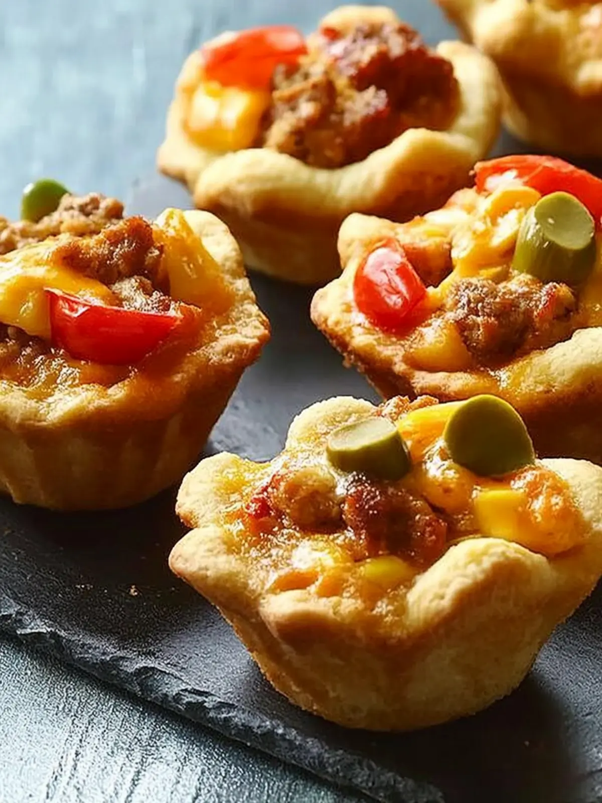 Burger Muffins: Must-Try Party Snacks for New Year Fun 3 Burger muffins- Party snacks for New Year
