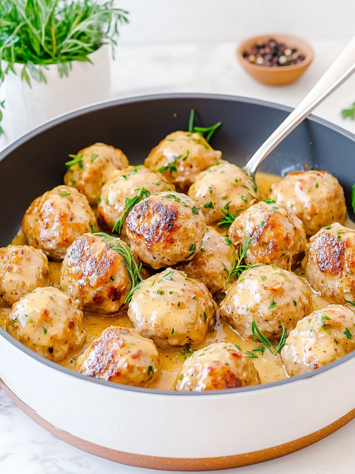 Maple Dijon Turkey Meatballs