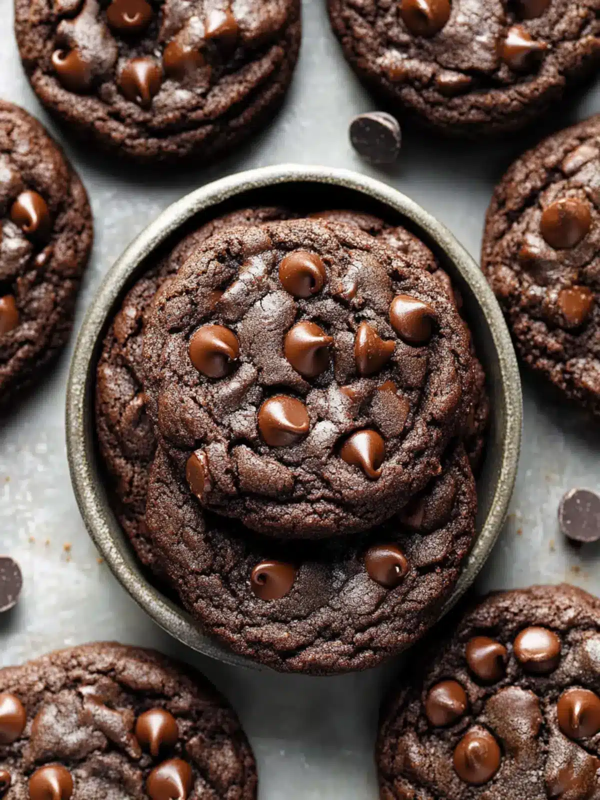 Decadent Double Chocolate Chip Cookies Recipe You'll Adore 3 Double Chocolate Chip Cookies Recipe