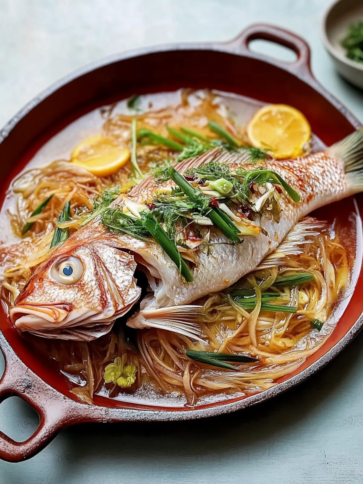 Jessie s Special Steamed Whole Fish for a Joyful Lunar New Year 4 Jessie s Special Steamed Whole Fish-Whole fish recipe Chinese New Year