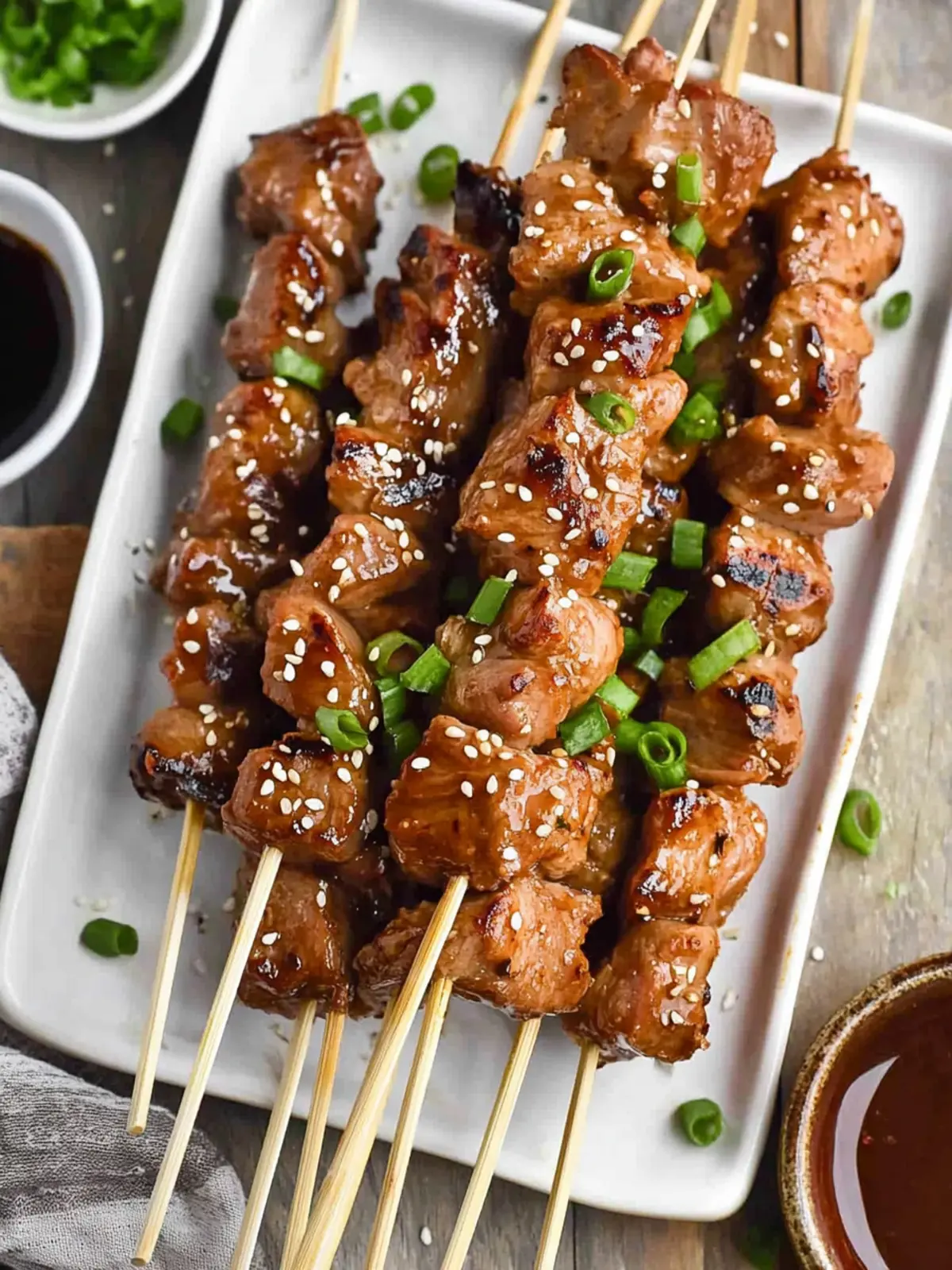 Savor Irresistible Korean Pork Kabobs for Your Next BBQ 4 Korean Pork Kabobs