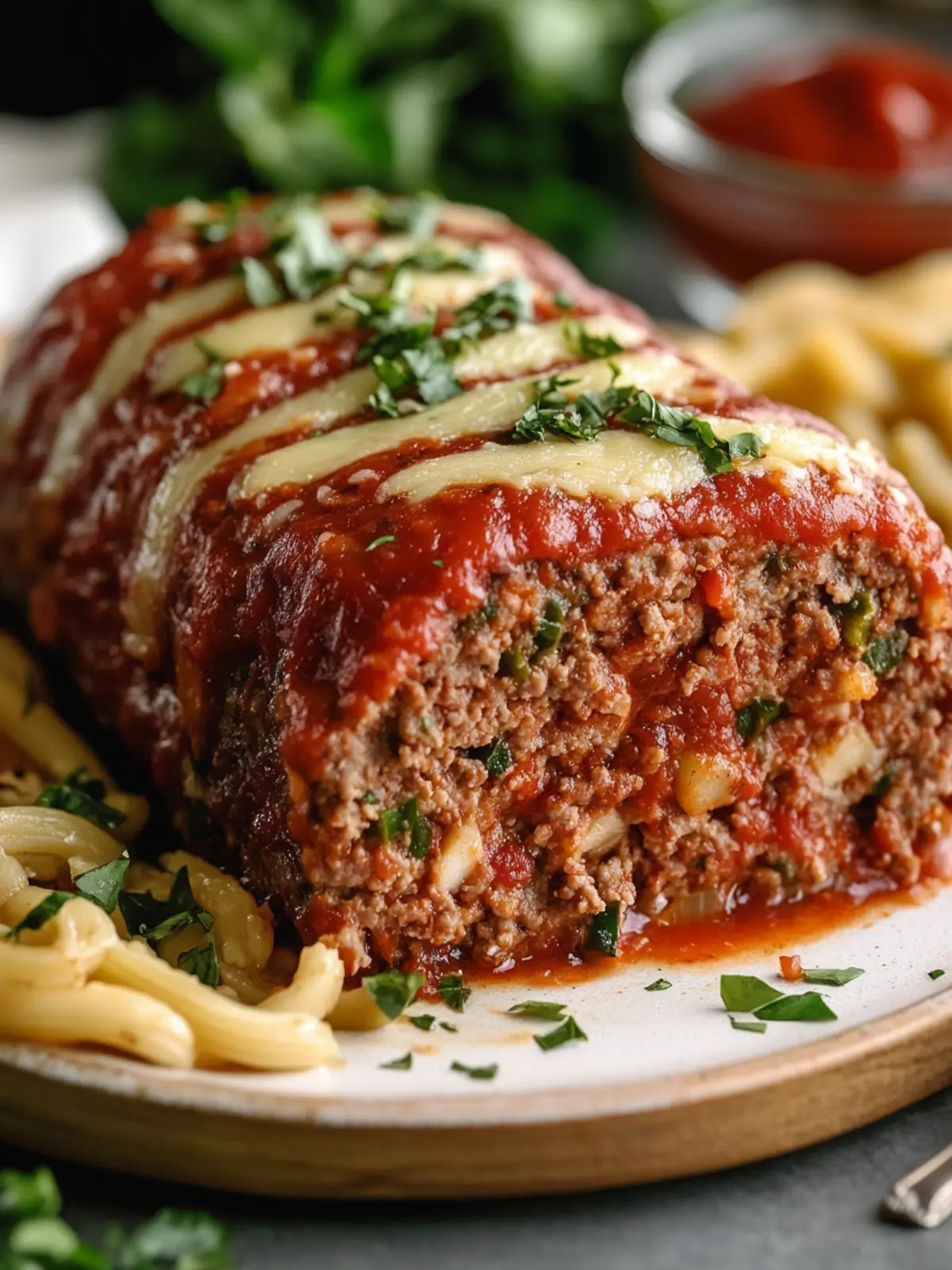 Stuffed Italian Meatloaf: Cozy Comfort with a Cheesy Twist 4 Stuffed Italian Meatloaf