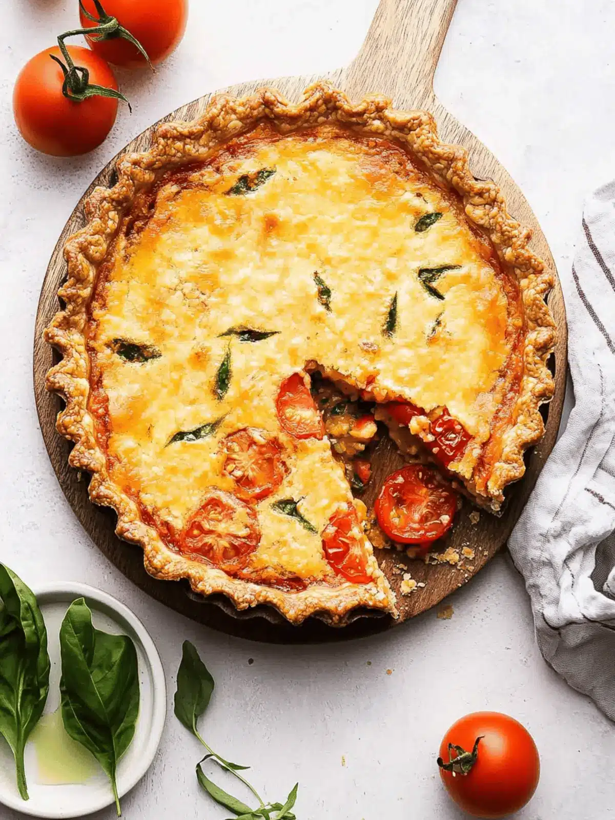 Delicious Southern Tomato Pie That Will Brighten Your Day 3 Southern Tomato Pie