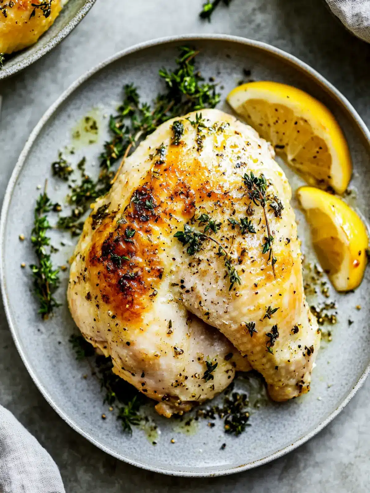 Baked Bone In Chicken
