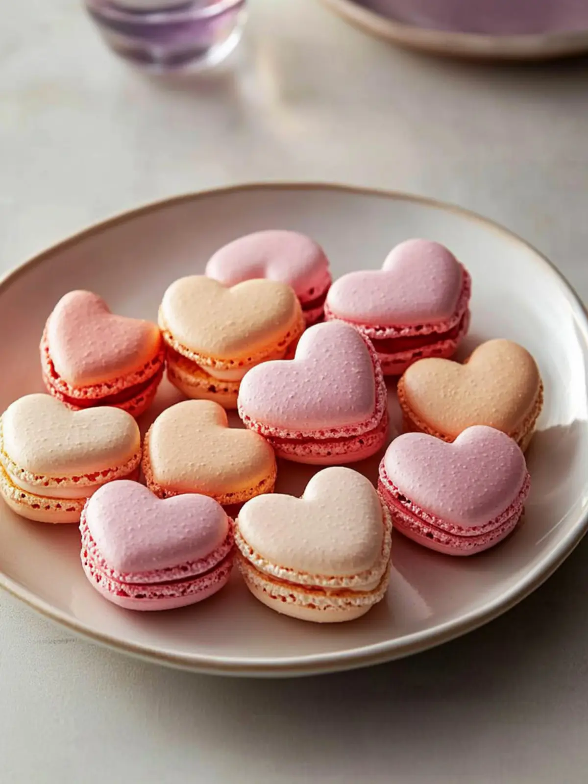 Heart-Shaped Macarons- Kid-friendly Valentine s Day treats
