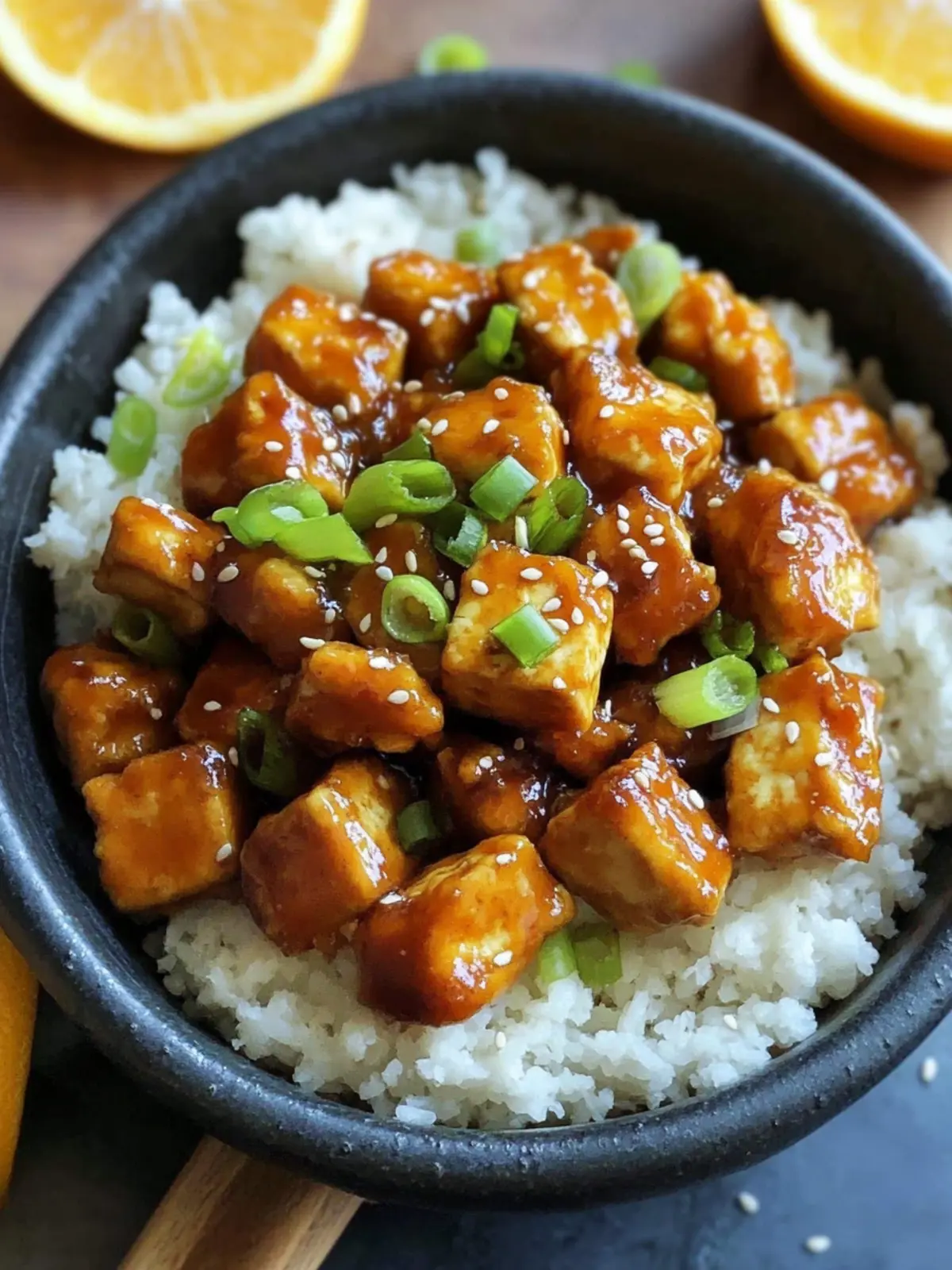 Vegan Orange Chicken (Tofu) That's Crispy and Irresistible 2 Vegan Orange Chicken (Tofu)