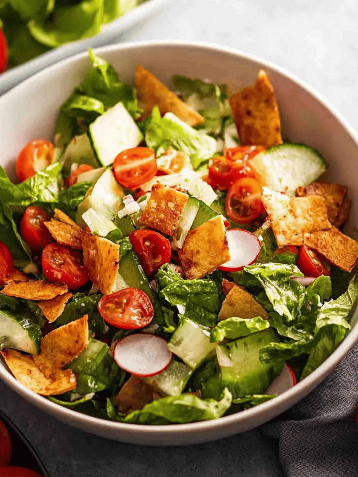 Delicious Lebanese Fattoush Salad That Brightens Your Day 2 Lebanese Fattoush Salad