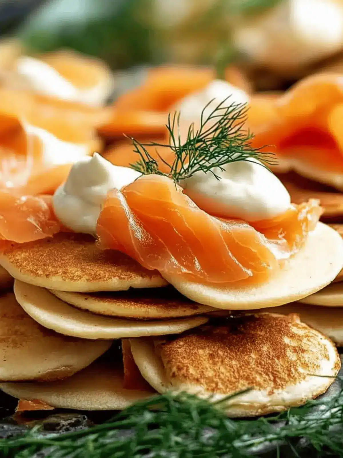 Delicious Blinis with Smoked Salmon for your Next Brunch 3 Blinis with smoked salmon
