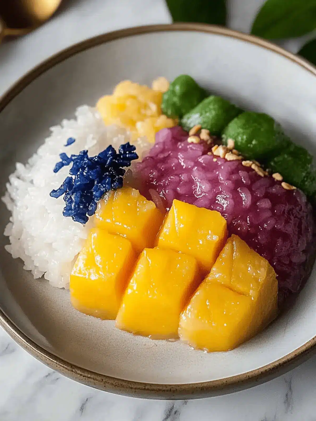 Thai Mango Sticky Rice Recipe: A Sweet Ube Twist Awaits 4 Thai Mango Sticky Rice Recipe
