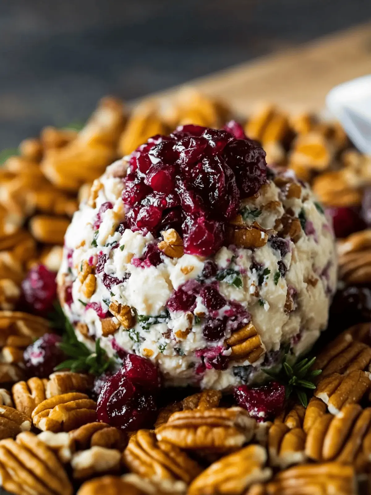 Cranberry Pecan Cheese Ball