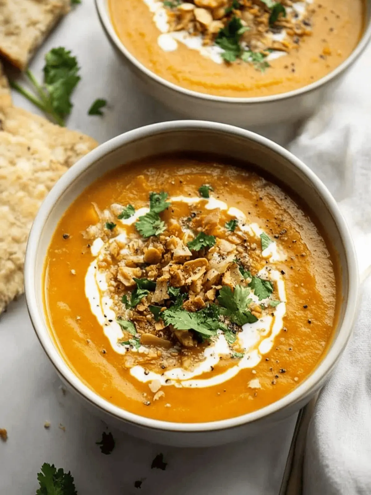 Delicious Curried Sweet Potato Soup for a Cozy Night In 2 Curried Sweet Potato Soup