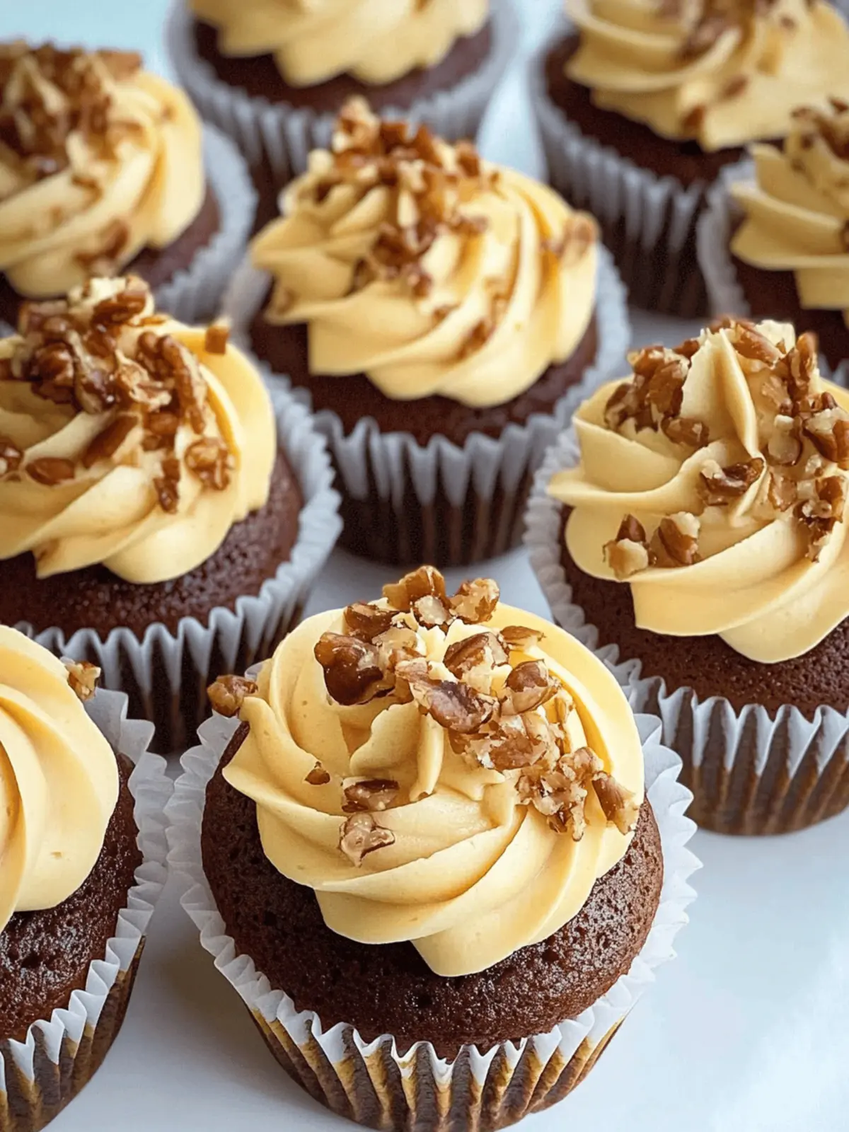Toffee Nut Latte Cupcakes
