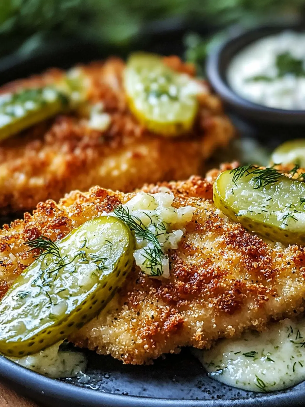 Crispy Dill Pickle Parmesan Chicken   Incredible Flavor Adventure