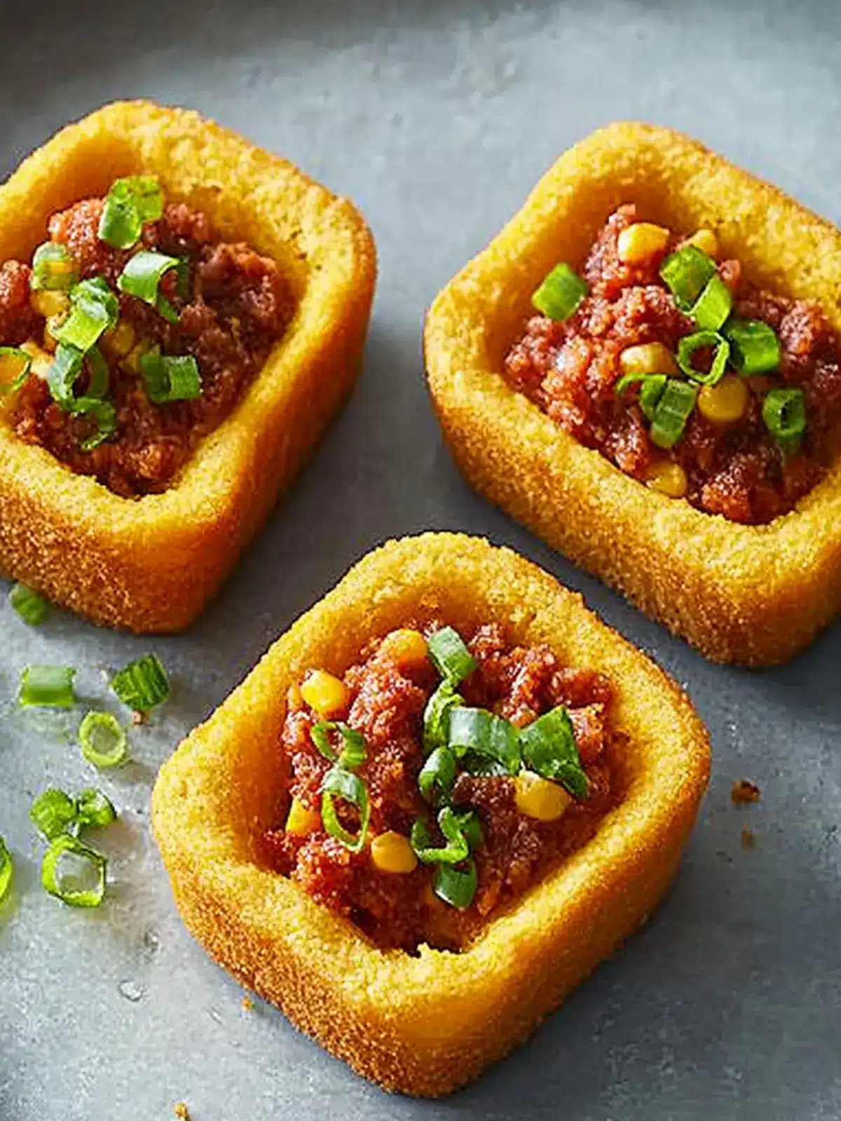 Cornbread Boats