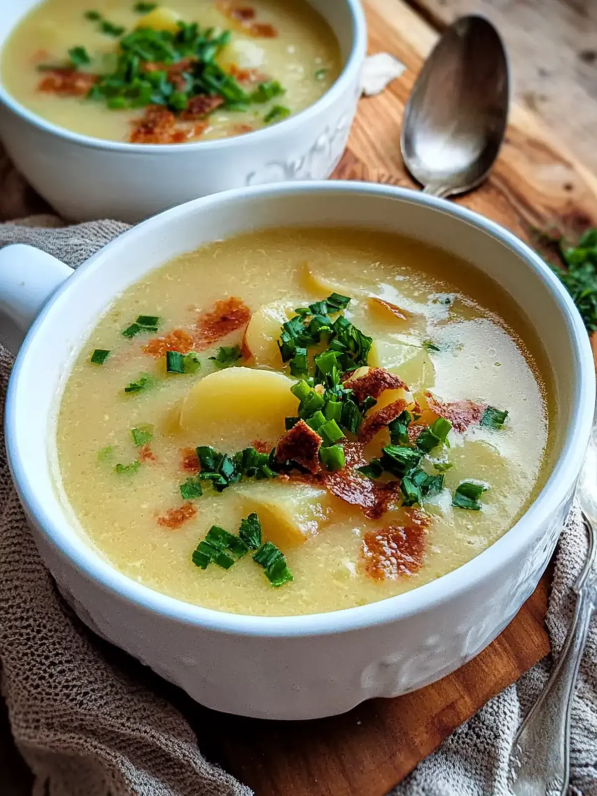 Hearty Creamy Potato Soup: Cozy Comfort in Every Spoonful 3 Creamy Potato Soup