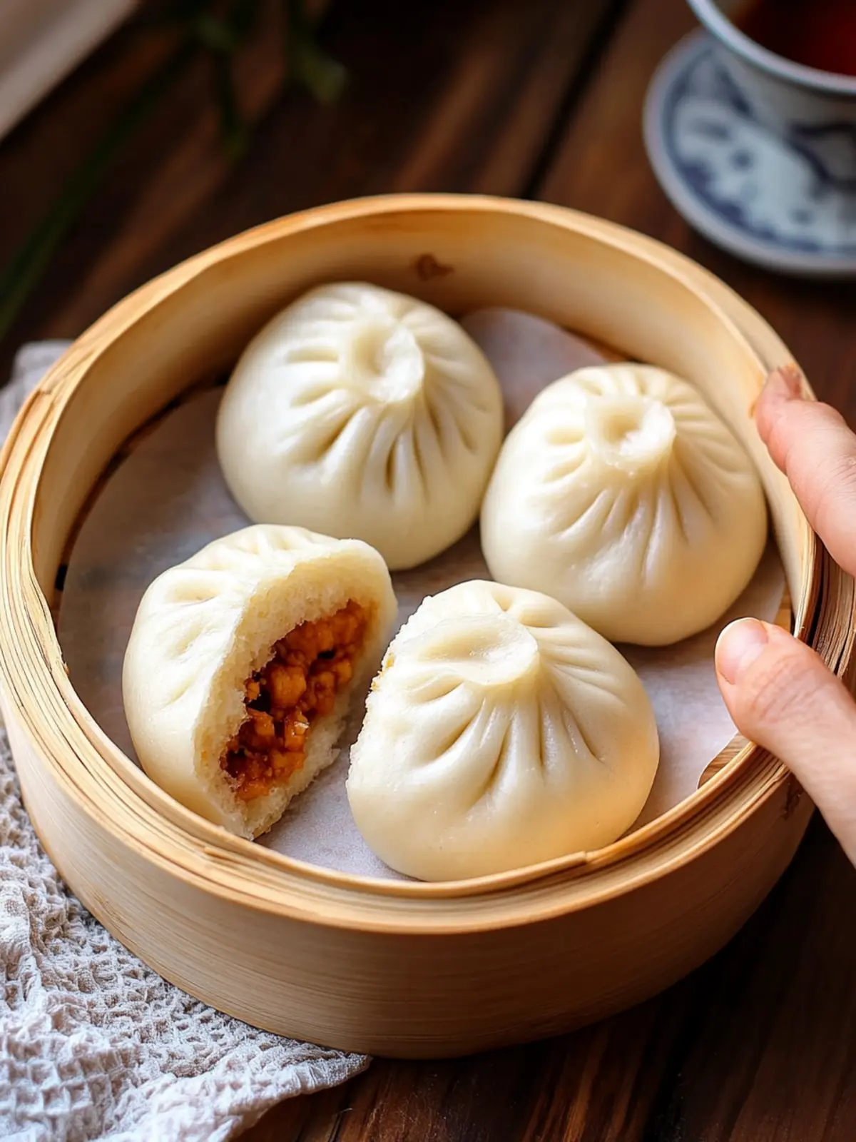 Steamed Buns (Baozi)- Easy Chinese New Year finger food