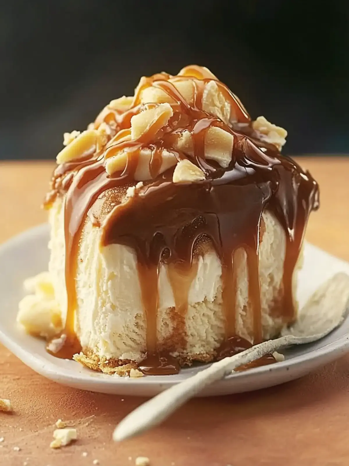 Caramel-Topped Ice Cream Dessert