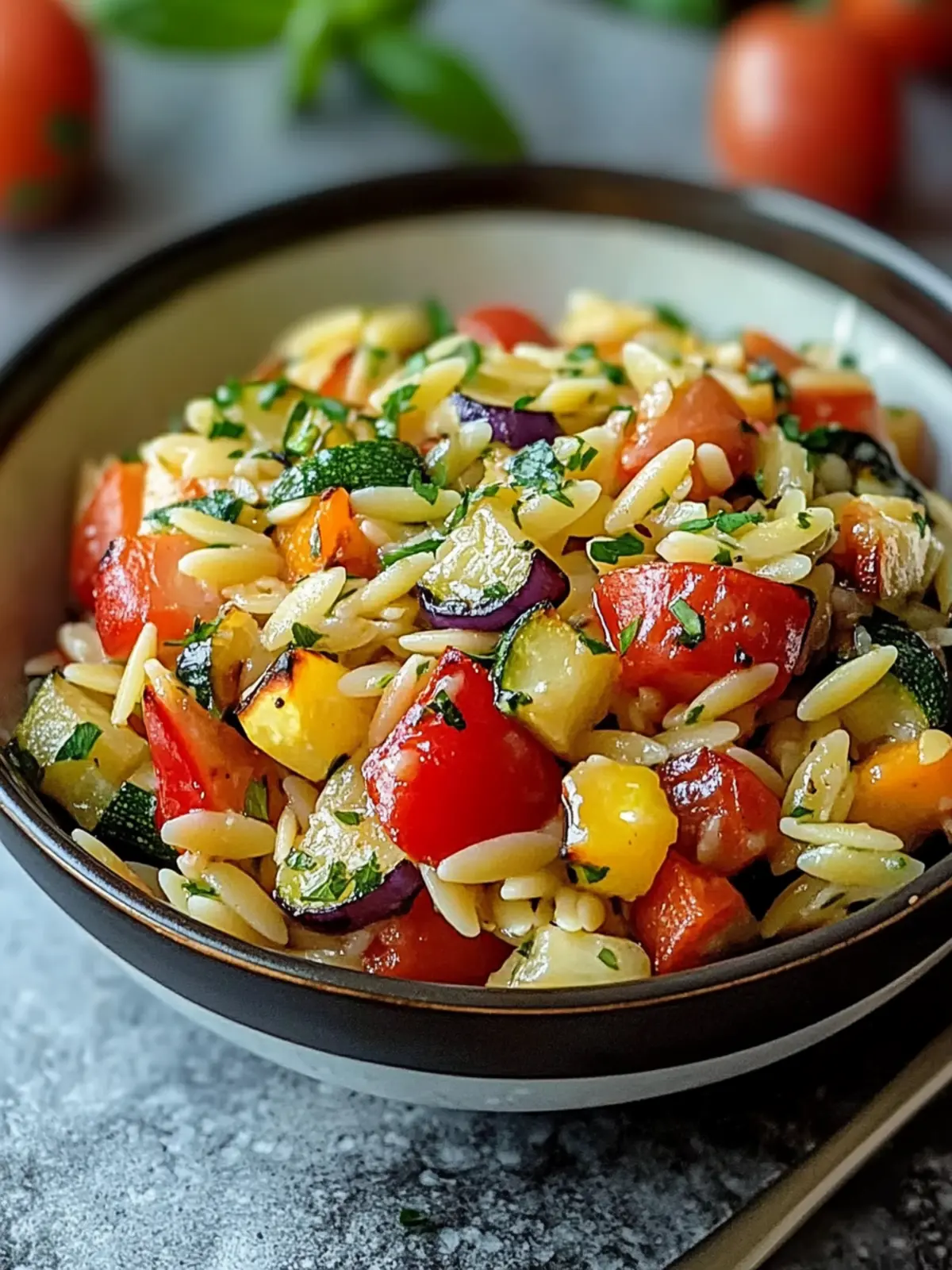 Roasted Vegetable Orzo: A Delicious and Nutritious Recipe for Your Next Meal