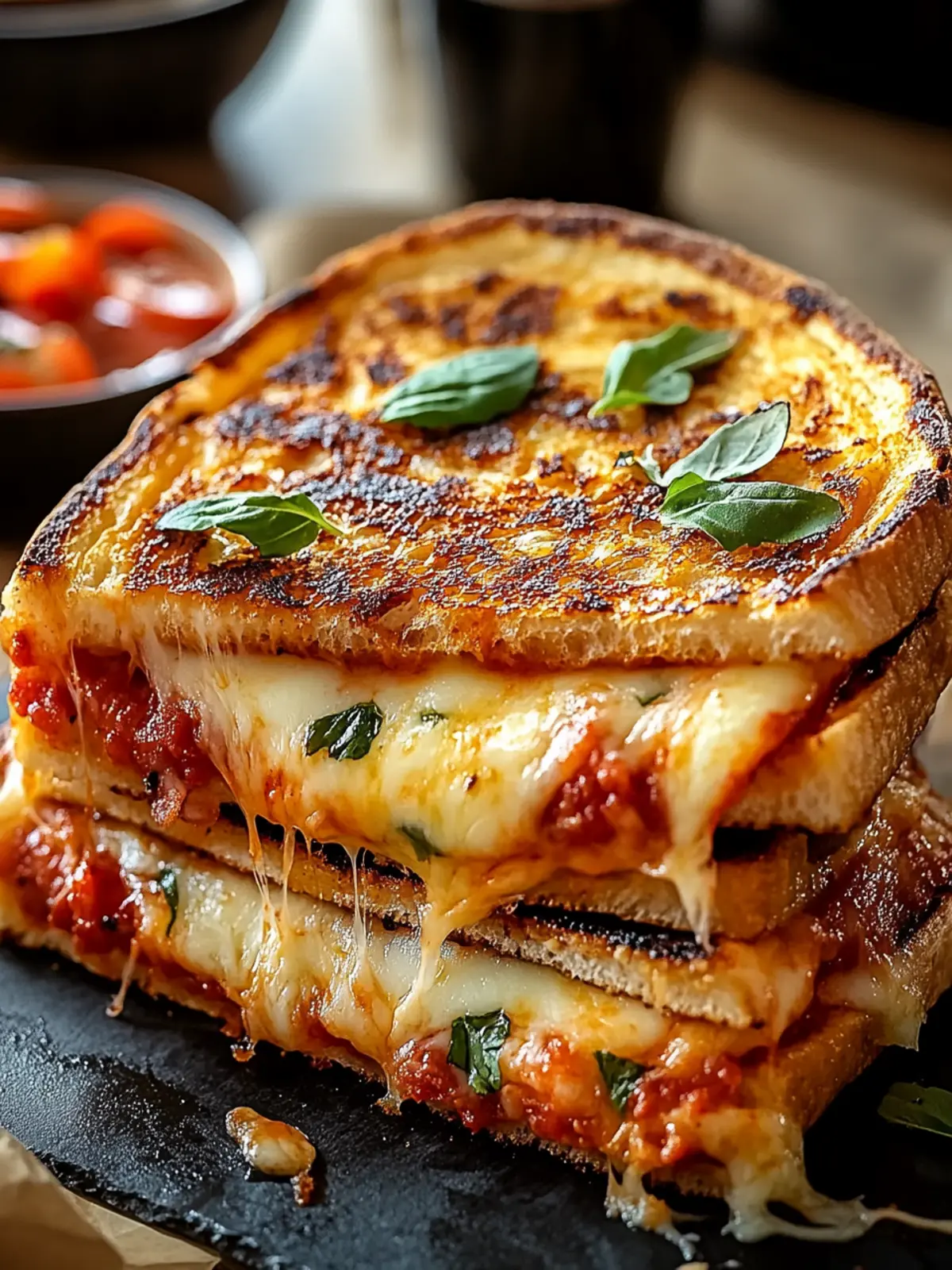 Melt-in-Your-Mouth Pizza Grilled Cheese to Satisfy Cravings 3 Pizza Grilled Cheese