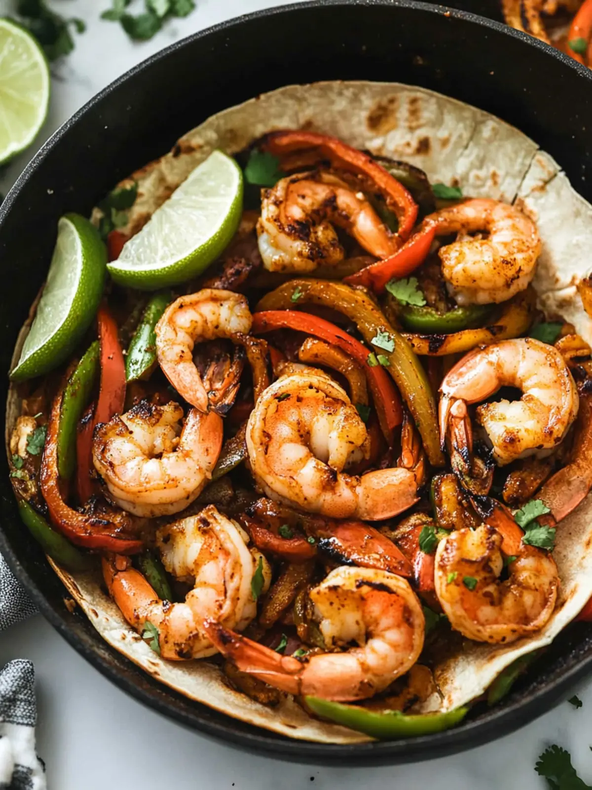 Sizzling Shrimp Fajitas Ready in Just 25 Minutes 3 Shrimp Fajitas