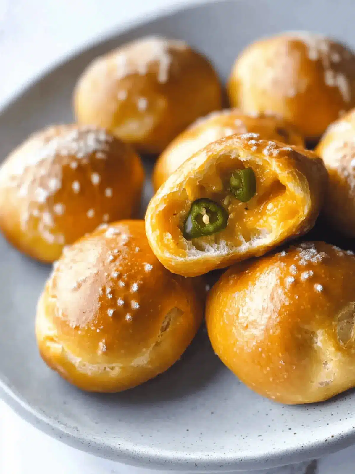 Cheddar Jalapeno Pretzel Bites