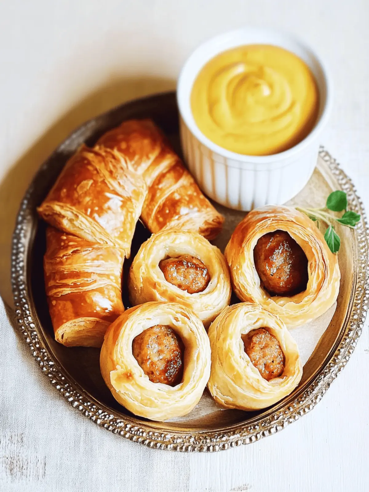 Savory Sausage Rolls with Puff Pastry for Any Occasion 4 Sausage Rolls with Puff Pastry