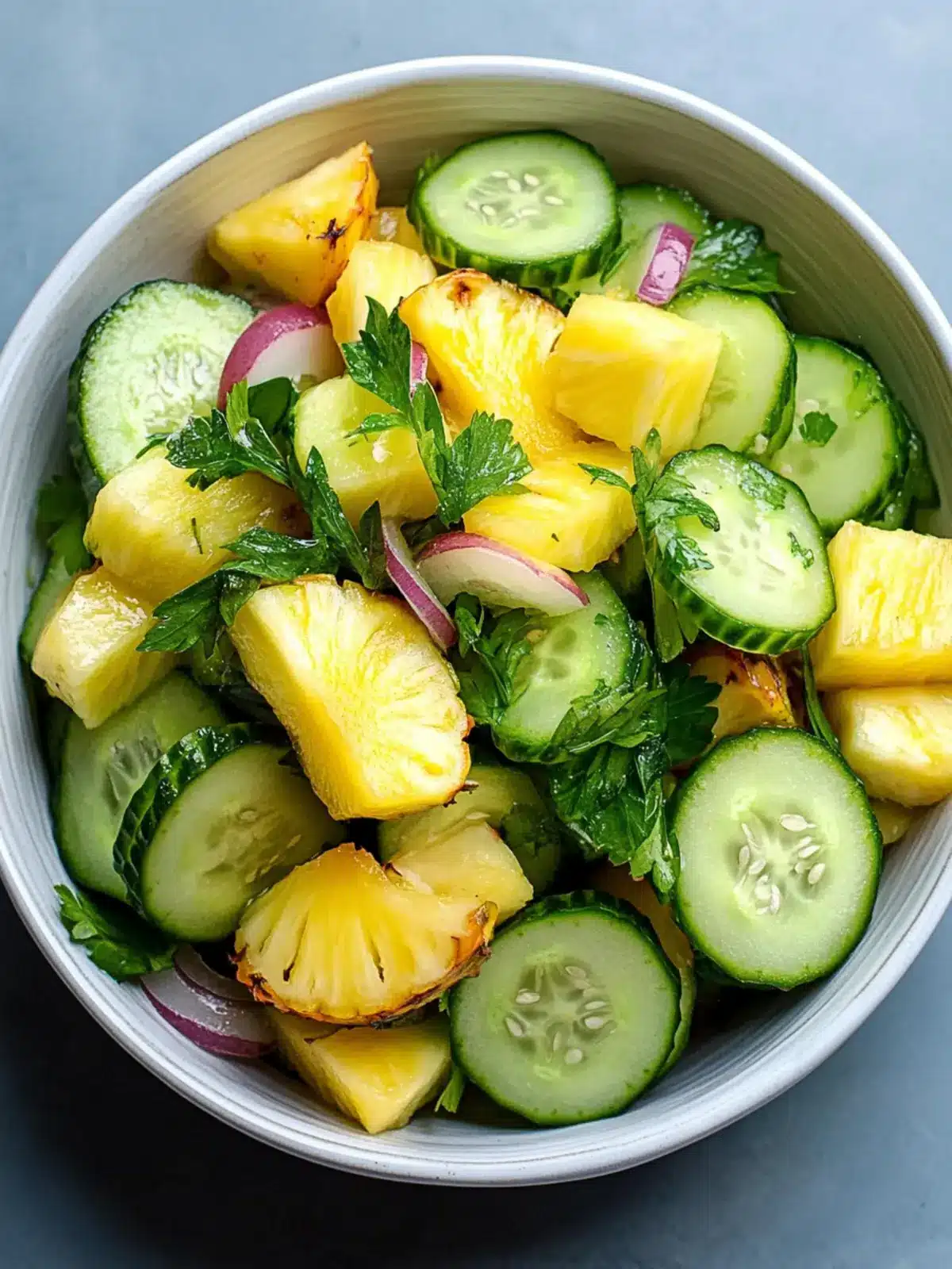 Zesty Pineapple Cucumber Salad for a Refreshing Summer Treat 3 Pineapple Cucumber Salad