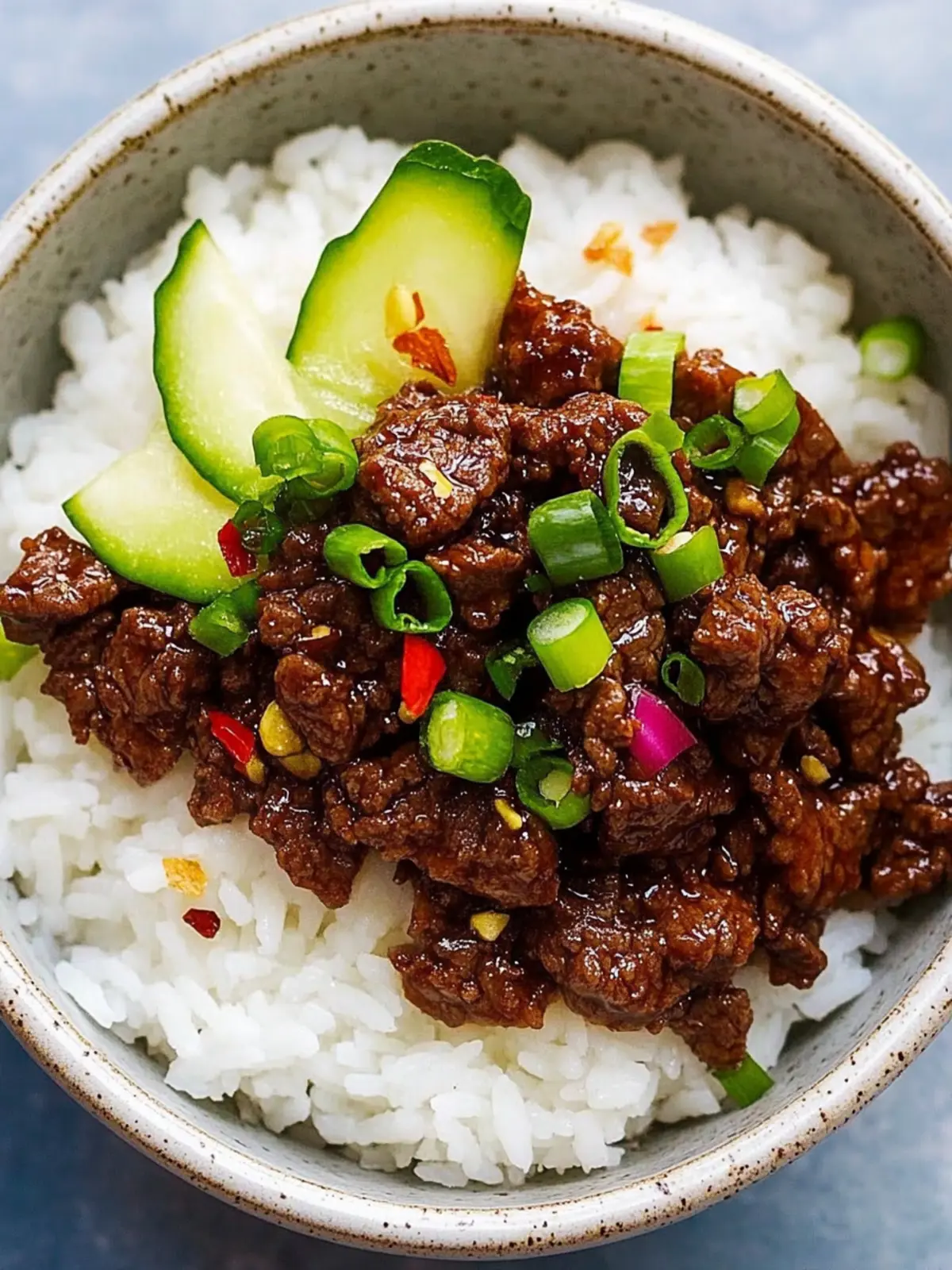 Caramelized Beef With Rice