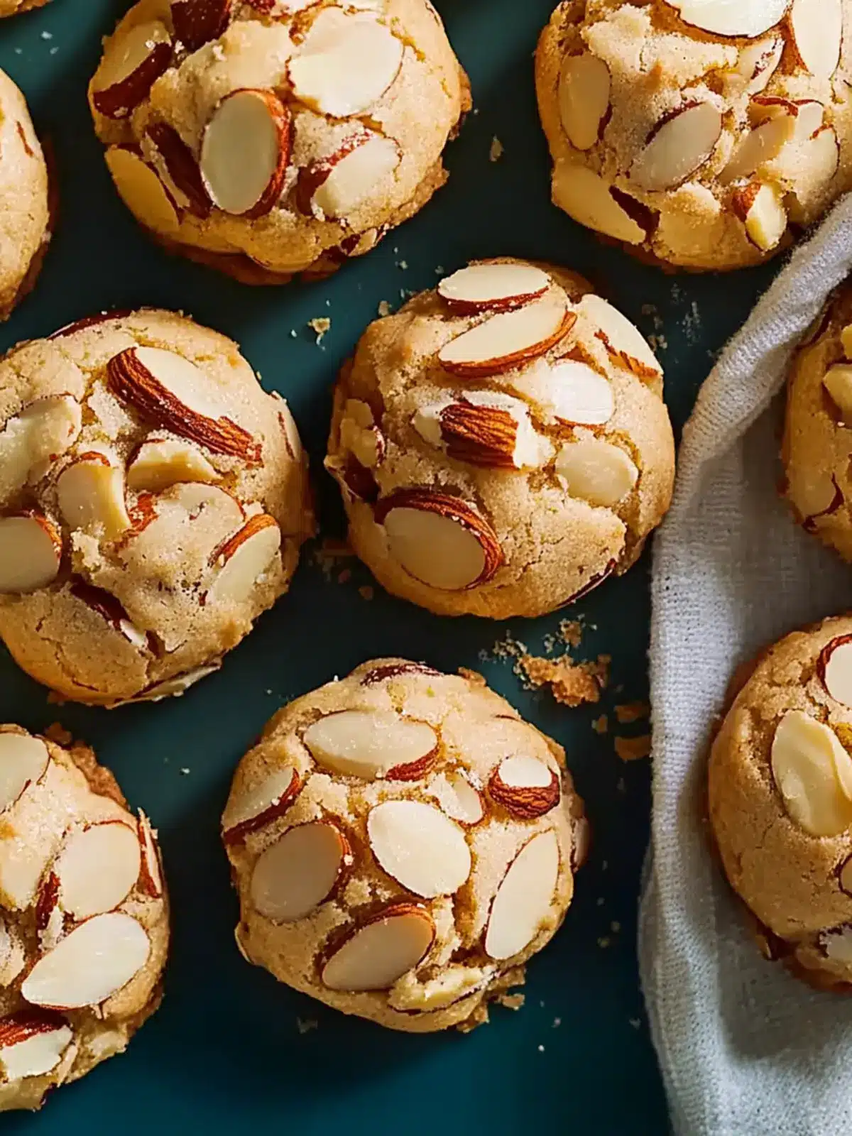 Rum-Buttered Almond Cookies