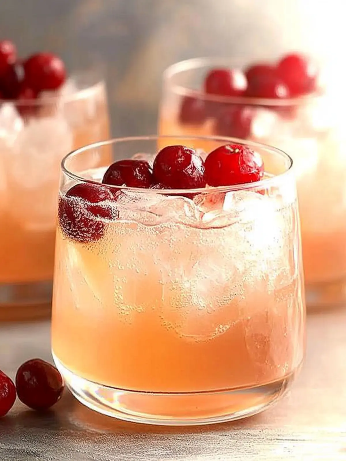 Cranberry Sparkler: Vibrant New Year Drinks Recipes to Try 3 Cranberry Sparkler- New Year drinks recipes