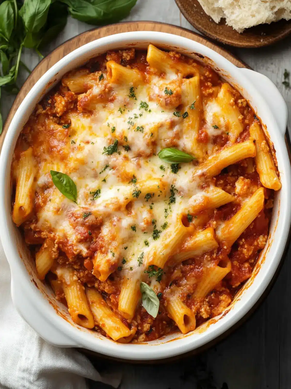 Melted Cheese Bliss: Slow Cooker Baked Ziti Recipe 2 Slow Cooker Baked Ziti Recipe