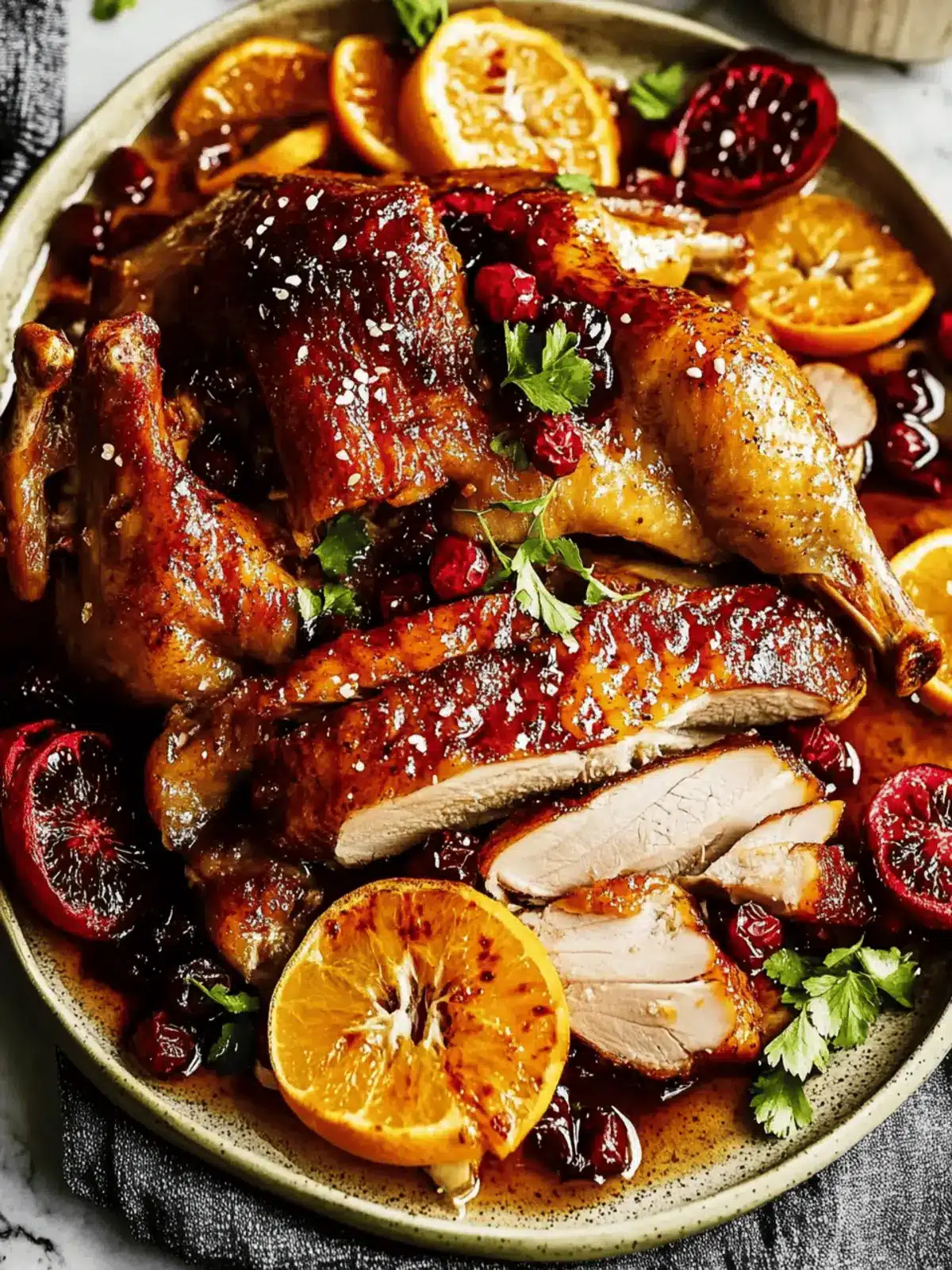 Orange-Maple Roast Duck