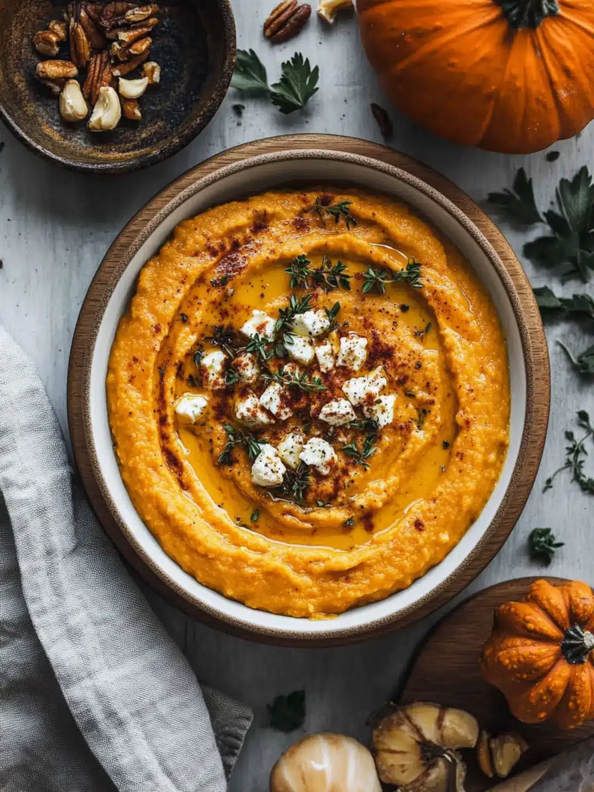 Savory Pumpkin Whipped Feta Dip for Cozy Gatherings 3 Pumpkin Whipped Feta Dip