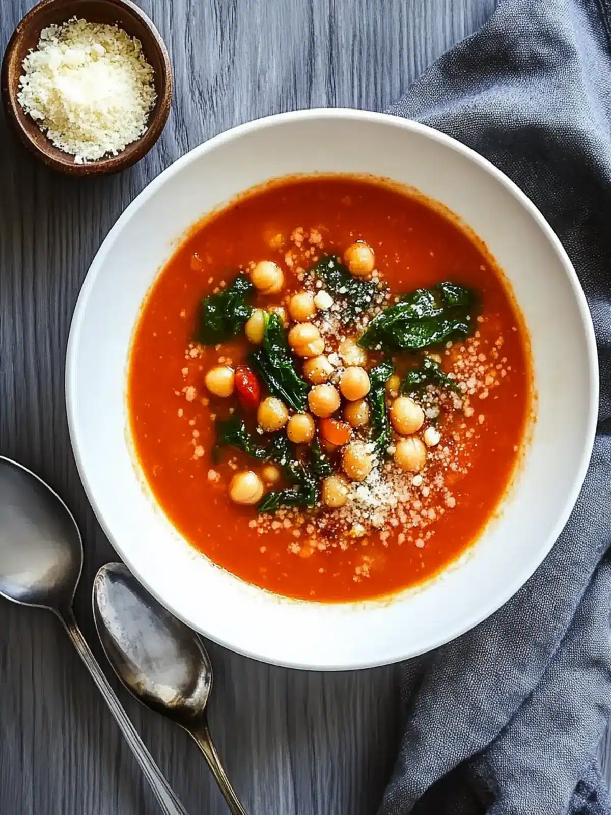 Chickpea Tomato Soup