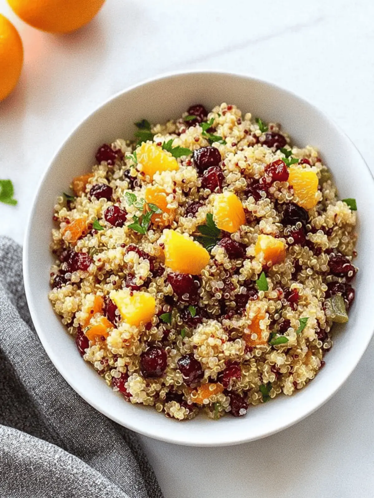 Zesty Orange Cranberry Quinoa Salad for Vibrant Living 4 Orange Cranberry Quinoa Salad