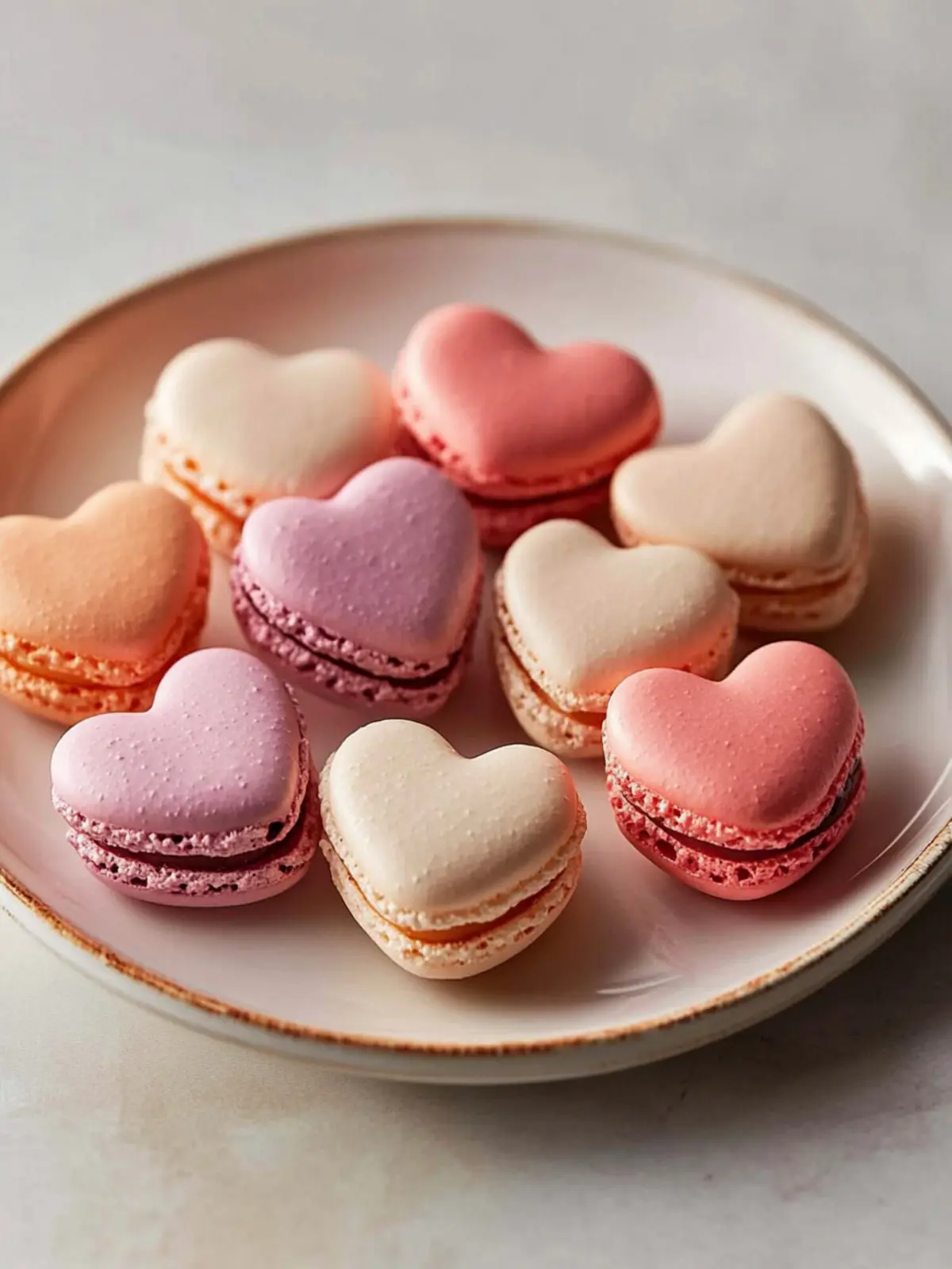 Heart-Shaped Macarons- Kid-friendly Valentine s Day treats