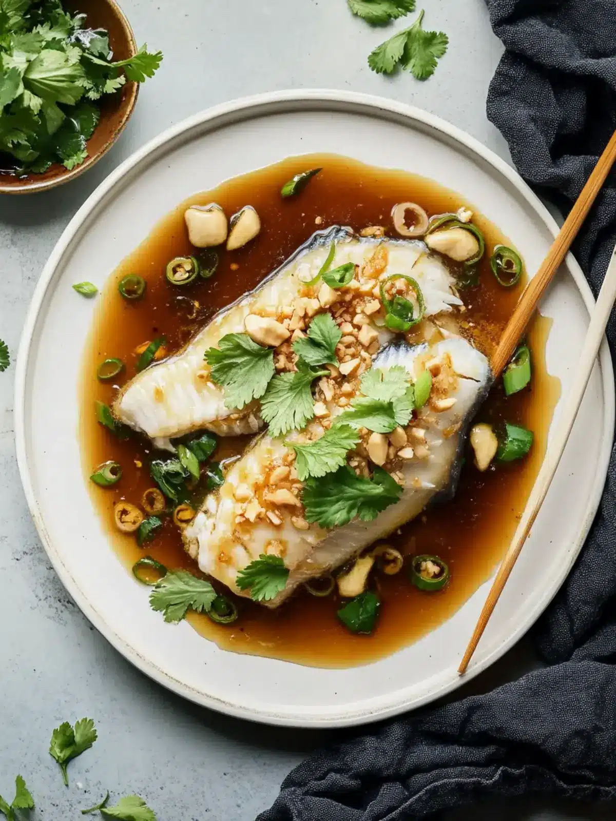 Easy Chinese Steamed Fish- L:unar New year dish