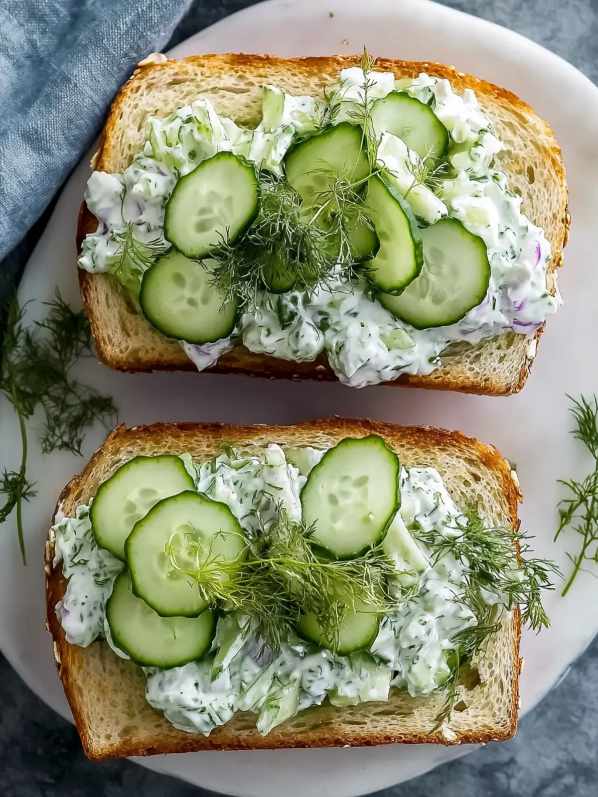 Easy Cucumber Salad Sandwiches for a Refreshing Lunch Delight 2 Easy Cucumber Salad Sandwiches