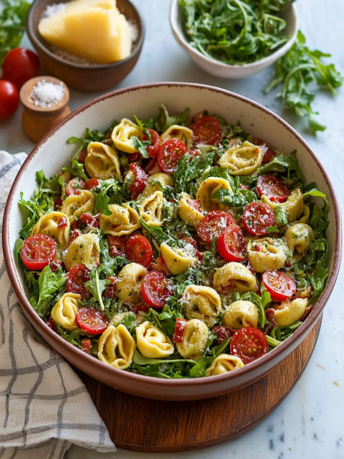 Tortellini Pasta Salad with Bacon: A Summer Flavor Delight 3 Tortellini Pasta Salad