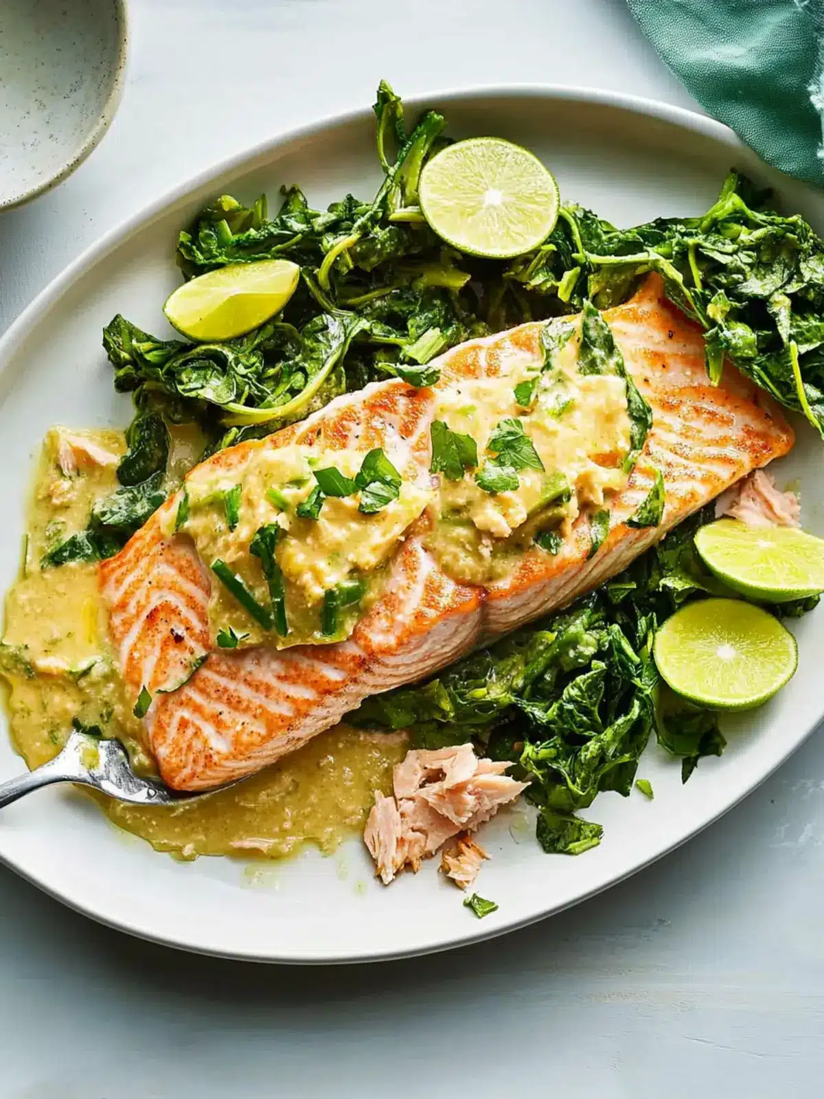 Roasted Salmon With Ginger-Lime Butter: A Flavorful Home Delight 2 Roasted Salmon With Ginger-Lime Butter